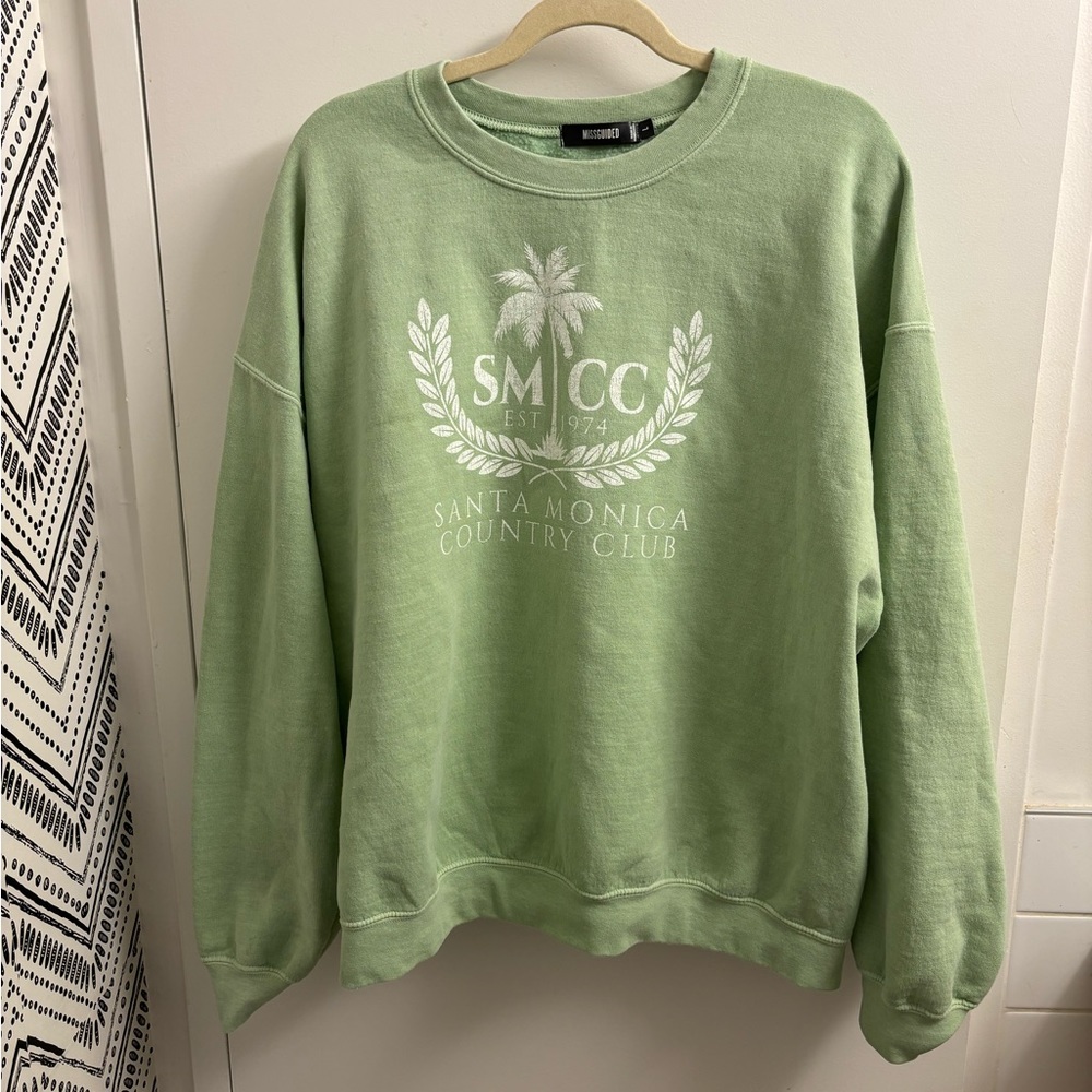 Missguided x Sarah Ashcroft oversized sweatshirt NWOT